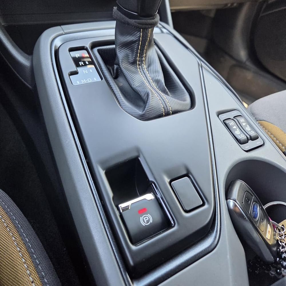 Kolya Crosstrek and Impreza interior finish upgrade with matte black trim.