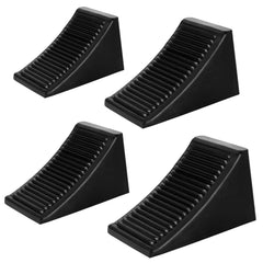 Komokeru wheel chocks with triangle design for secure tire immobilization.