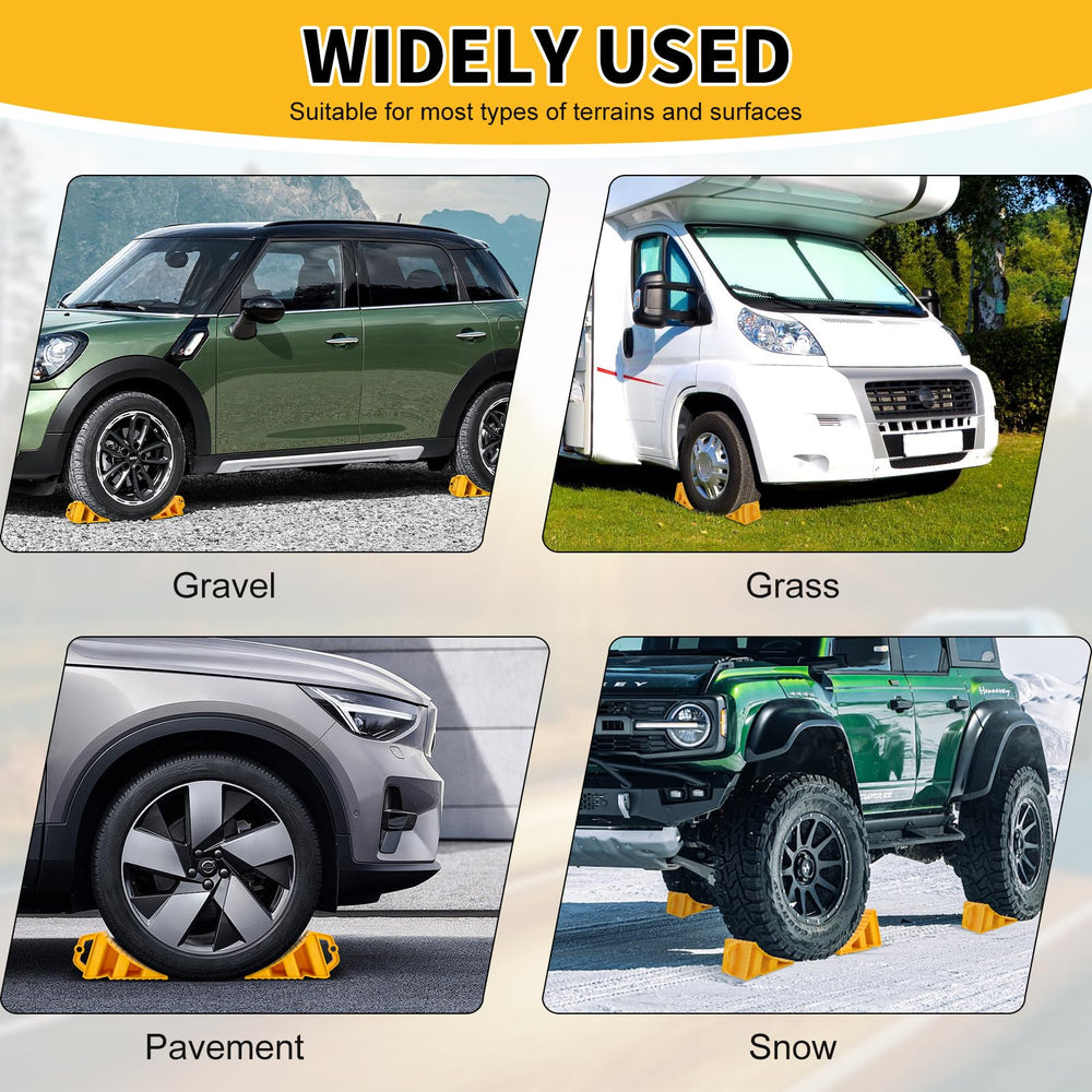 Komokeru 4-pack provides high visibility for safe parking.