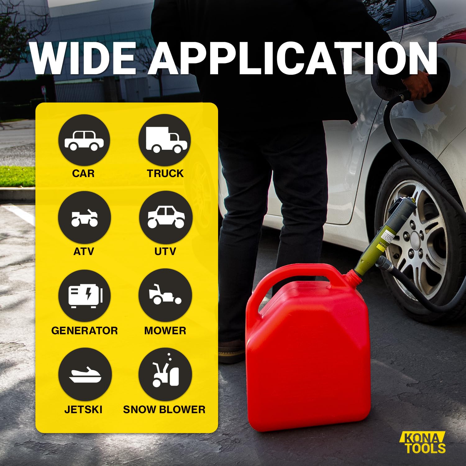 KONA TOOLS compatible with 3–20 gallon barrels and containers