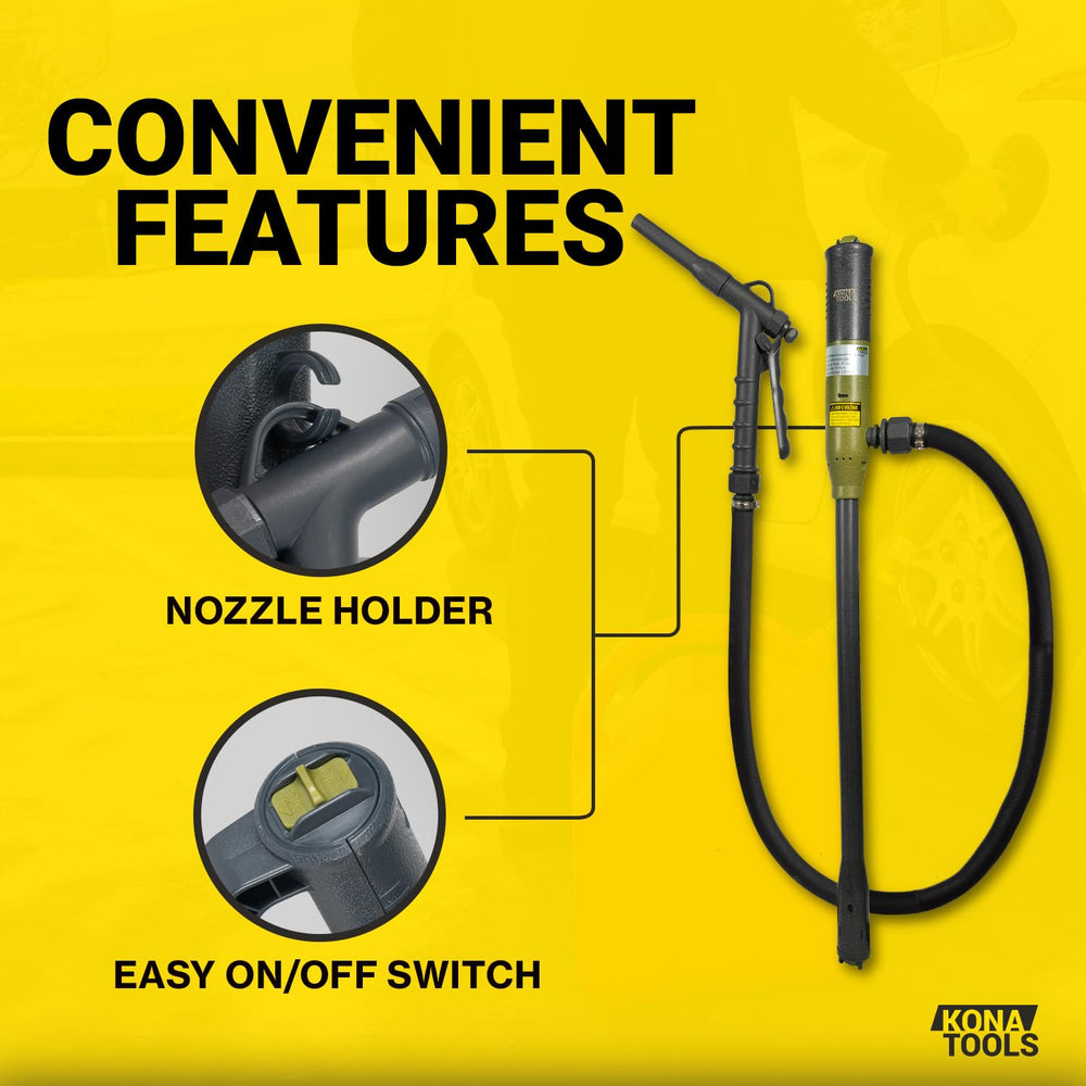 KONA TOOLS built-in nozzle holder keeps workspace tidy