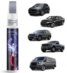 Konexial carbonized gray M7 touch-up bottle for Ford scratches—seamless color blend