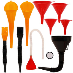 KongNai large black funnel with filter for cleaner oil transfer.