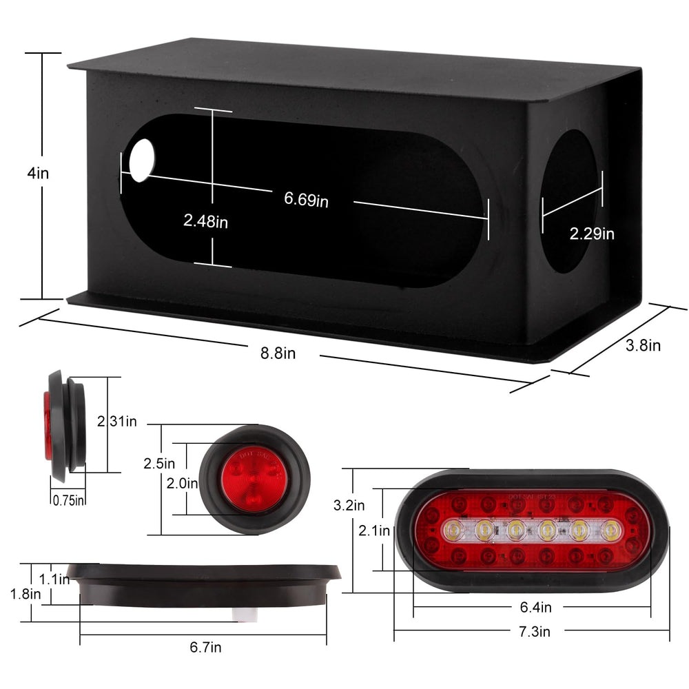 Konrali 3-prong and 2-prong wiring pigtails simplify installation.