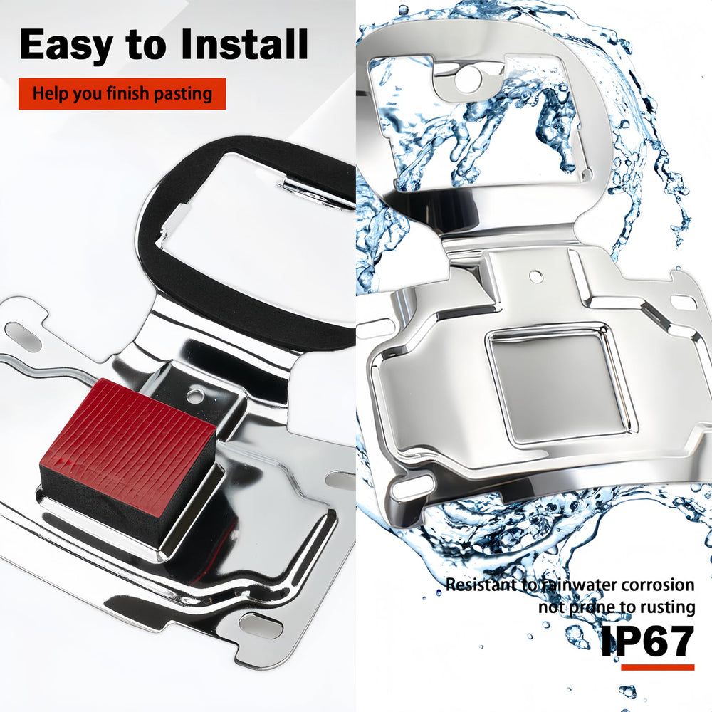 KOONDHEEND aluminum license plate bracket highlighting durability and corrosion resistance