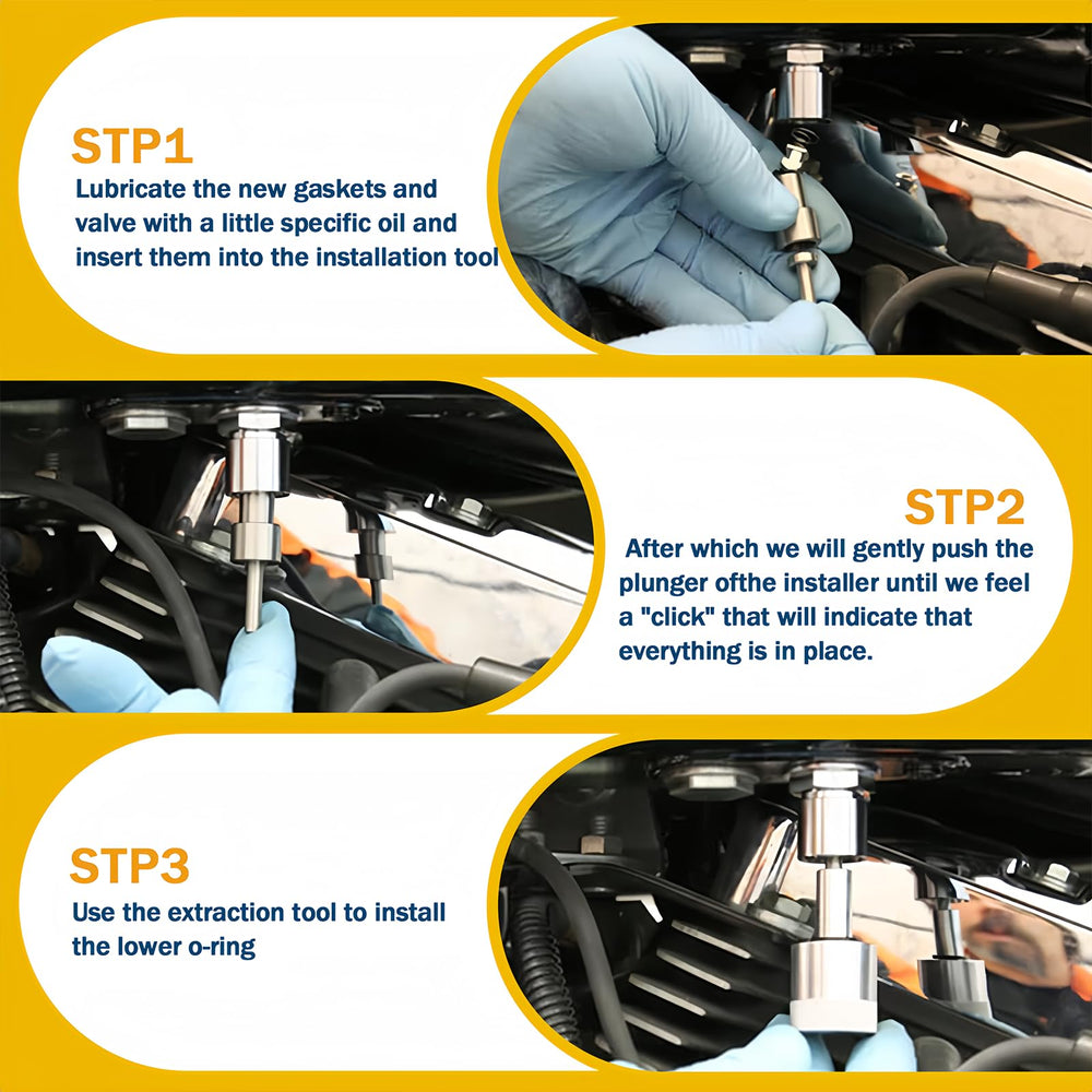 KOONDHEEND installation hooks aid precise valve installation.