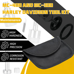 KOONDHEEND MC300 fuel tool kit for Harley, supports efficient maintenance.