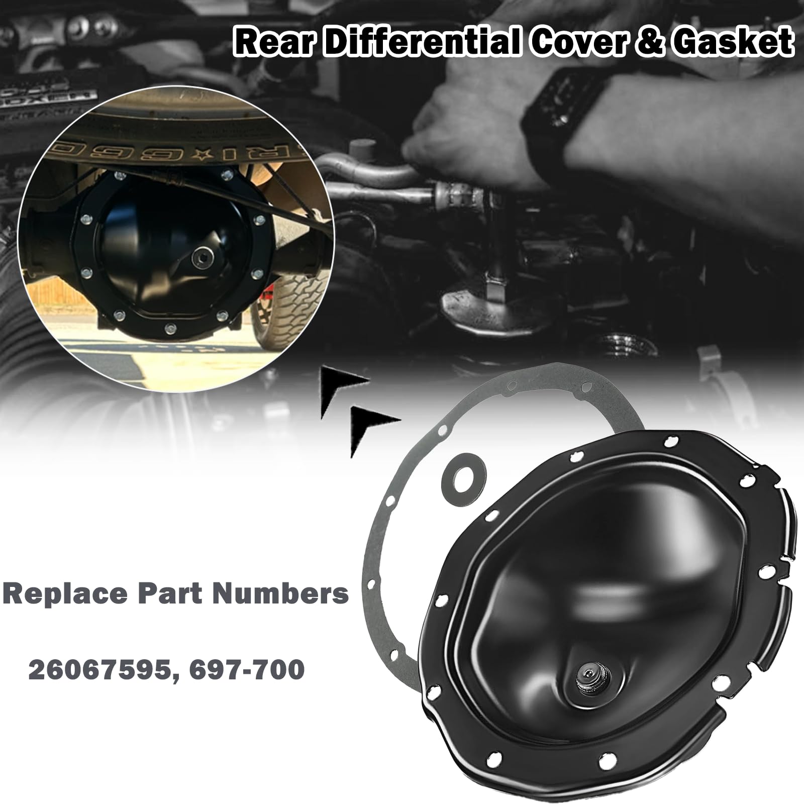 KOONDHEEND cover includes gasket and magnet for debris capture