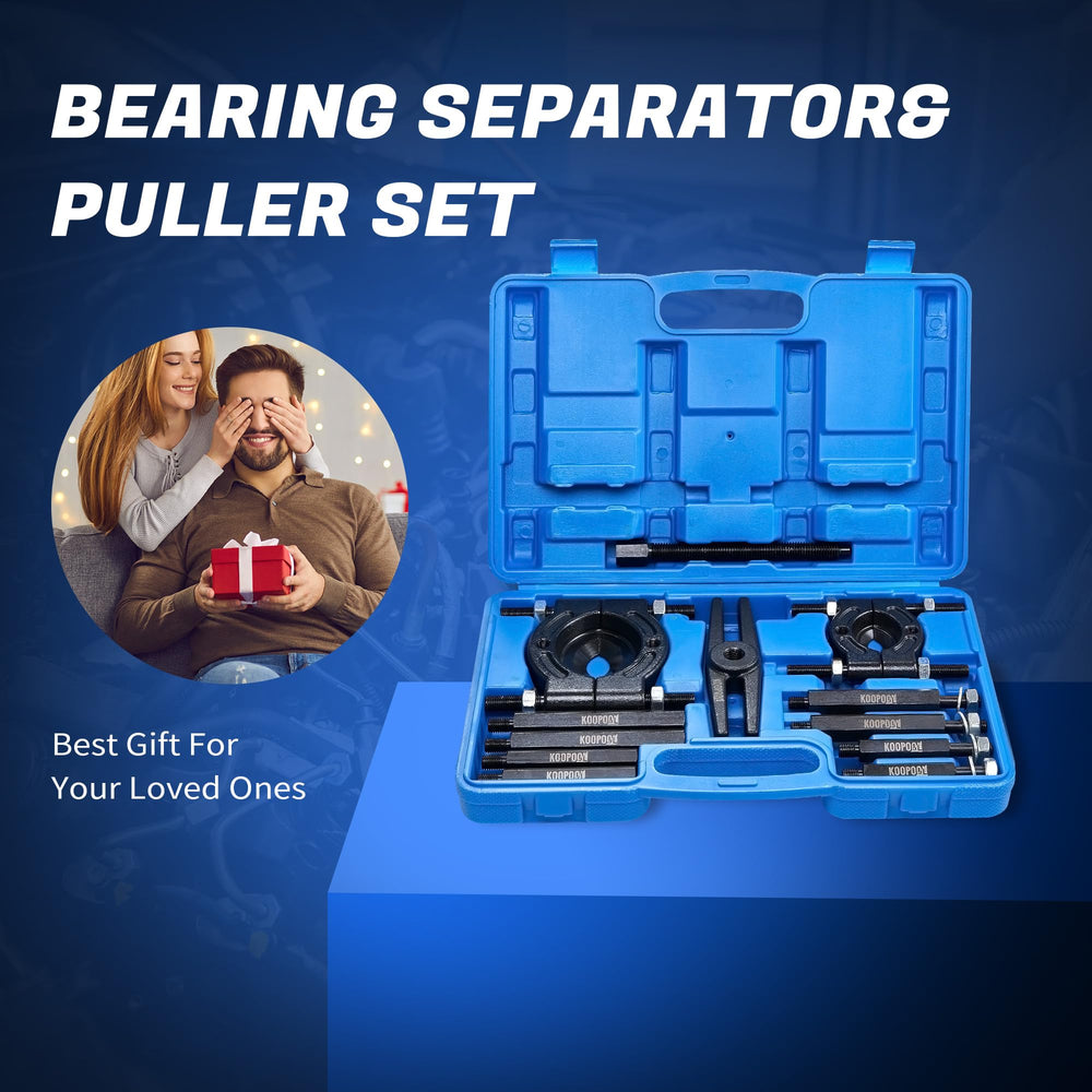 KOOPOOL 5-ton capacity bearing separator handles demanding jobs.