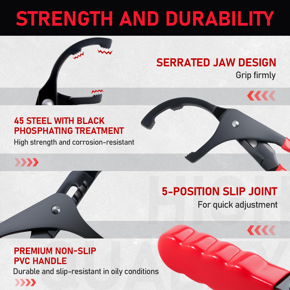 KOOPOOL swivel wrench extra-large handles biggest filters smoothly