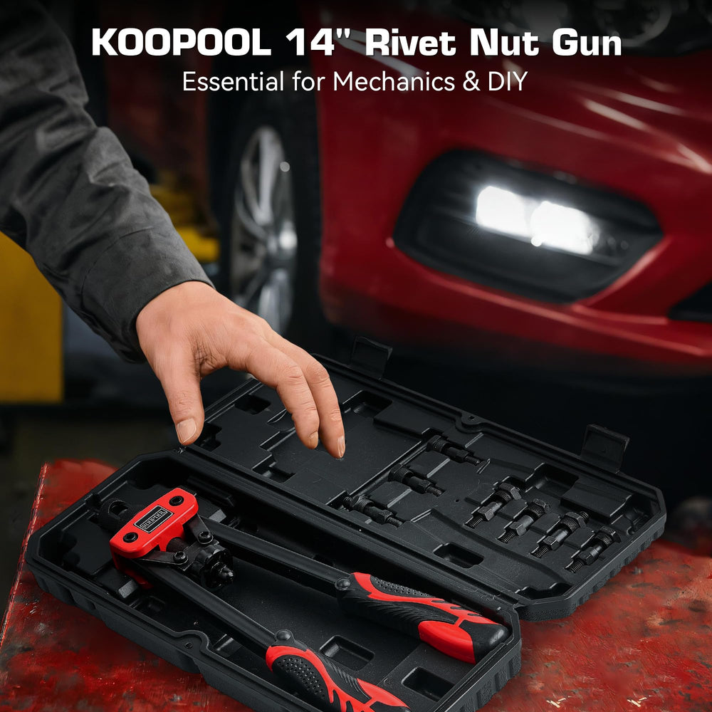 KOOPOOL versatile tool for auto, garage, and furniture installs.