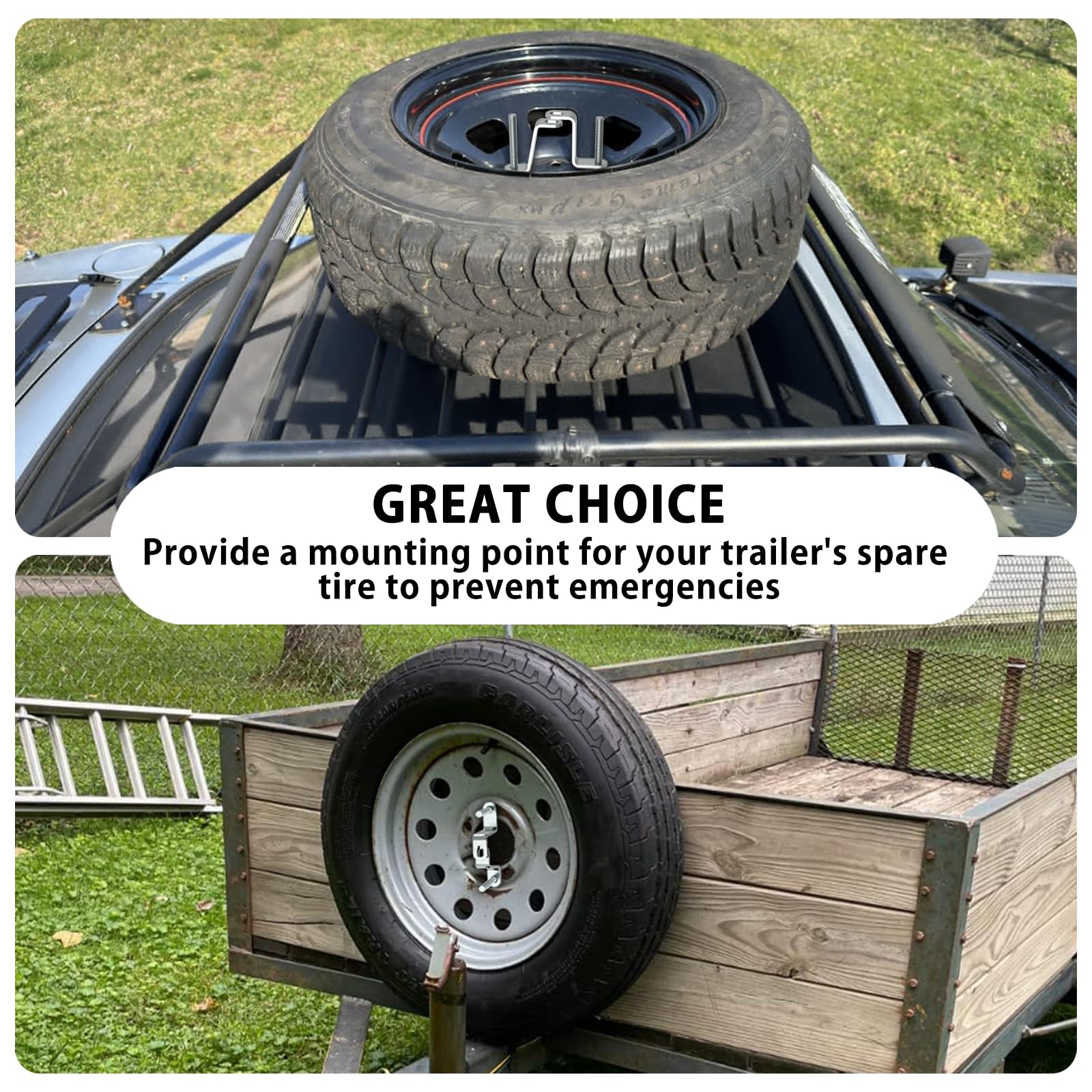 KOPKIO fits 4 or 5 lug rims for versatile trailer compatibility.