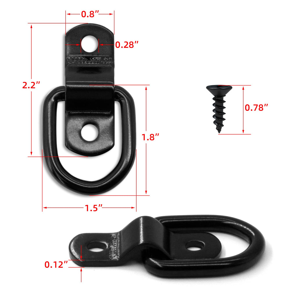 KOPKIO D-ring anchor mounted on surface demonstrates versatile installation