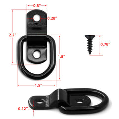 KOPKIO D-ring anchor mounted on surface demonstrates versatile installation