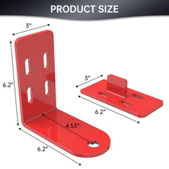 KOPKIO heavy-duty mower hitch body offers rugged trailer connection for dependable use.