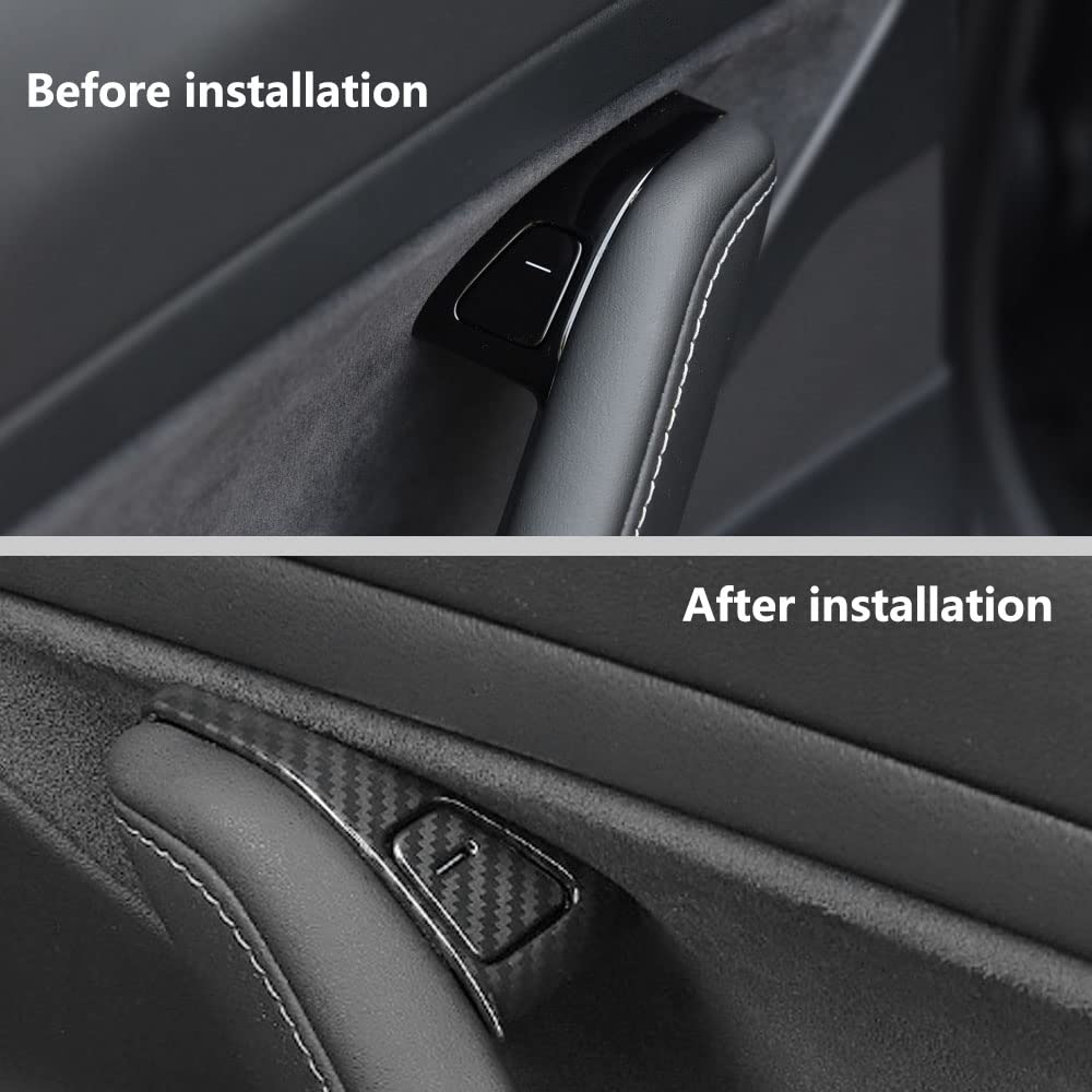 Korlot interior trim carbon fiber-ABS finish protects surfaces with style