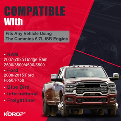 KOROP crankcase ventilation filter close-up highlighting durable construction