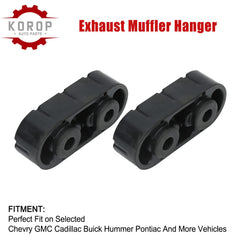 KOROP Exhaust Hanger Insulator close-up shows durable rubber construction.