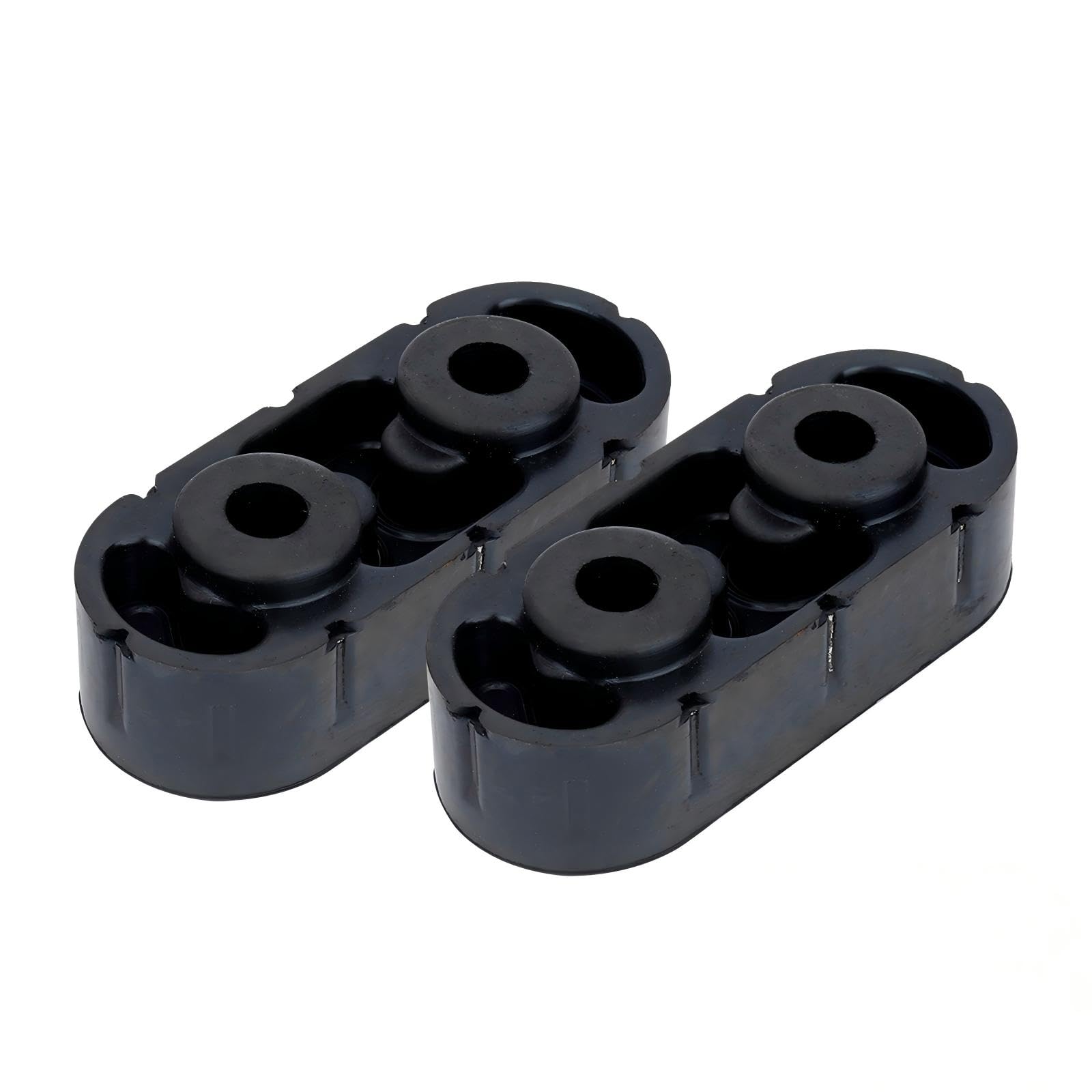 KOROP Exhaust Muffler Hanger Insulator 2pcs reduces vibration for smoother rides.
