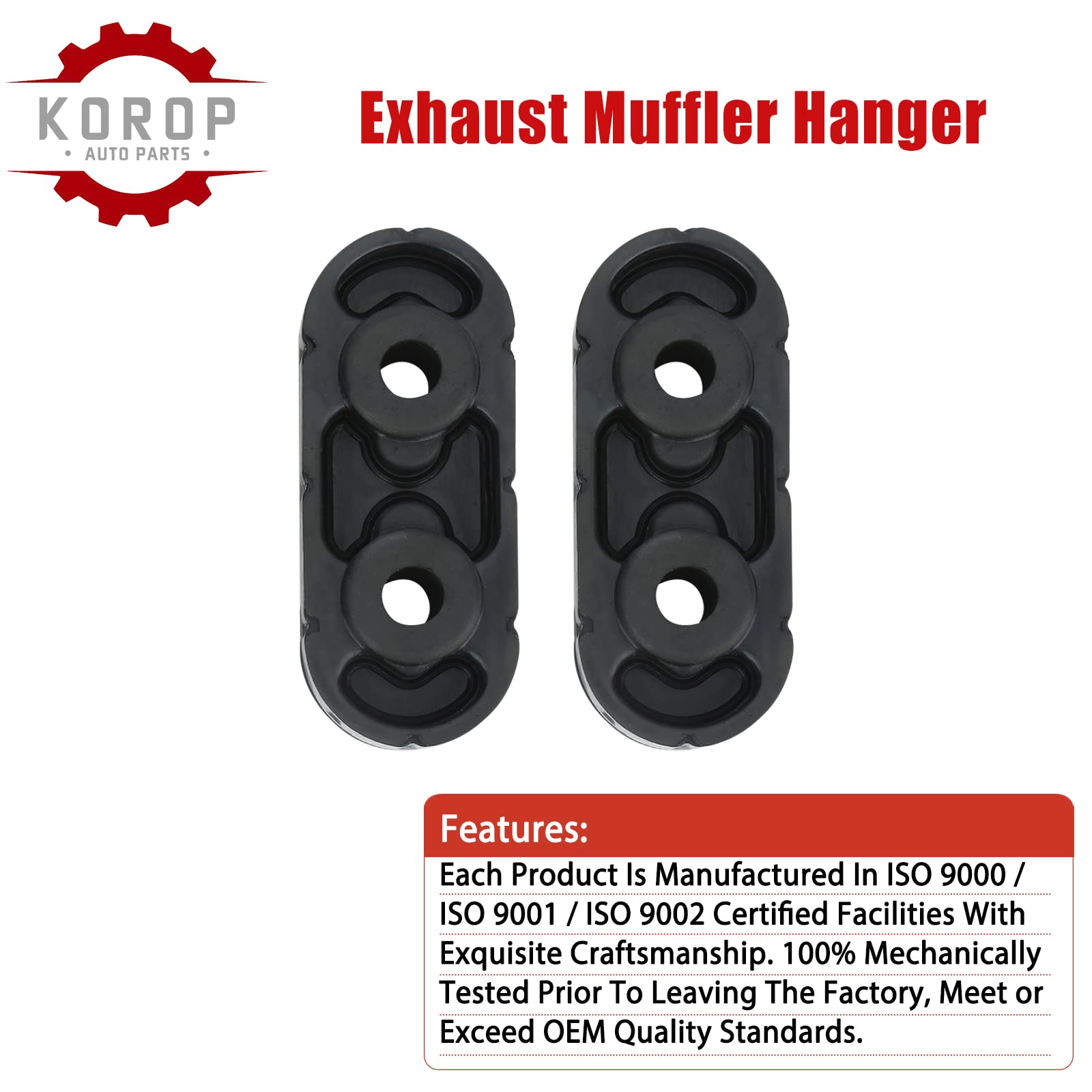 KOROP High-quality muffler hanger designed for long-lasting use.