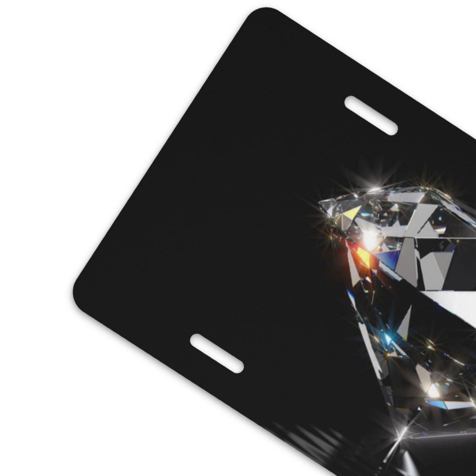 KOSUES unique graphic print front plate adds personality to your car.