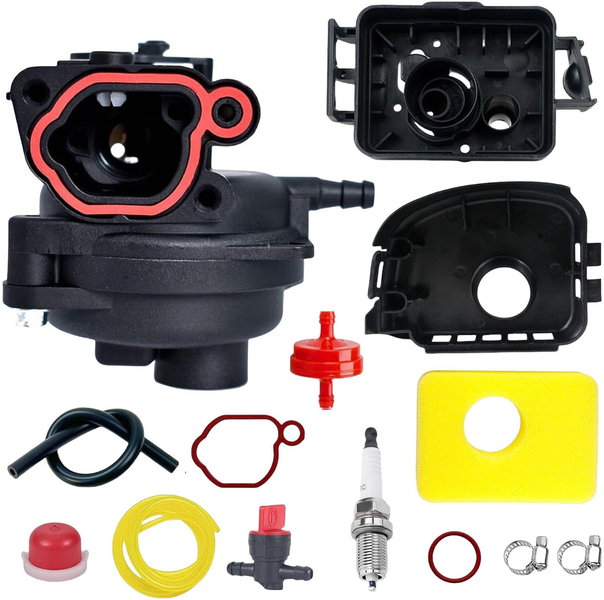 Koubliztic carburetor kit for Bolens 21in front view ready to install replacement