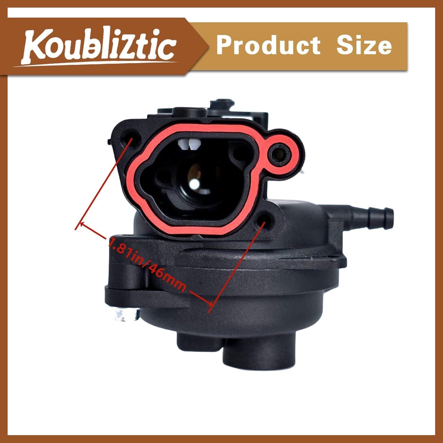 Koubliztic carburetor kit Bolens 21in spark plug included for maintenance