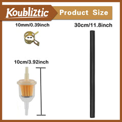 Koubliztic UC37181 fuel filter ready to cleanse fuel before delivery