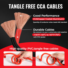 KOUPREY jumper cables in carry bag for easy storage and quick access