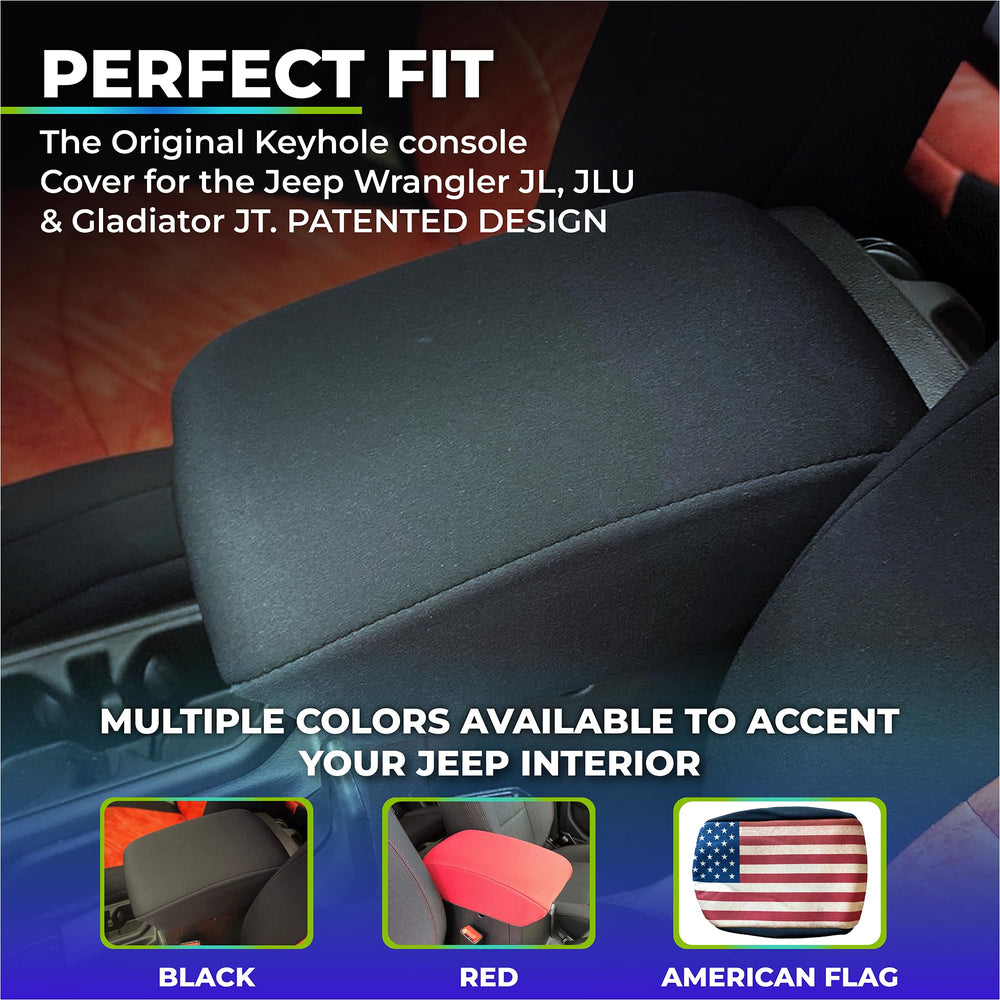 Koverz neoprene console cover color options to match interior.