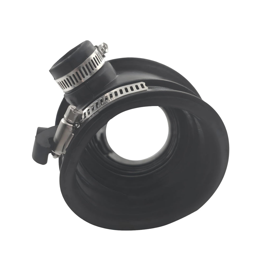 Close-up of durable molded tube highlights quality construction.
