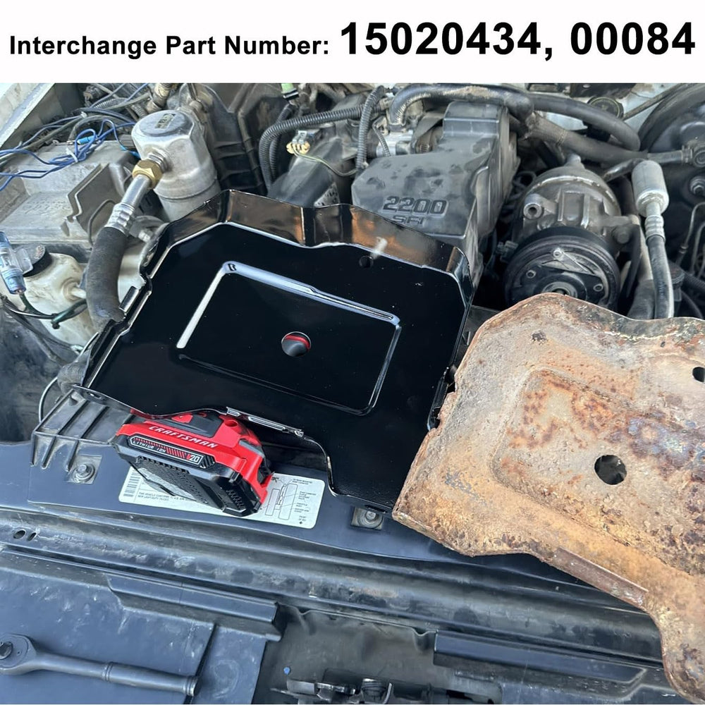 Koxuyim tray for GMC S-15 Sonoma simplifies under-hood maintenance.