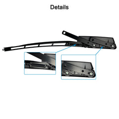 Koxuyim easy installation for Audi Q7 front-right wiper arm; blade mounts before reinstall.
