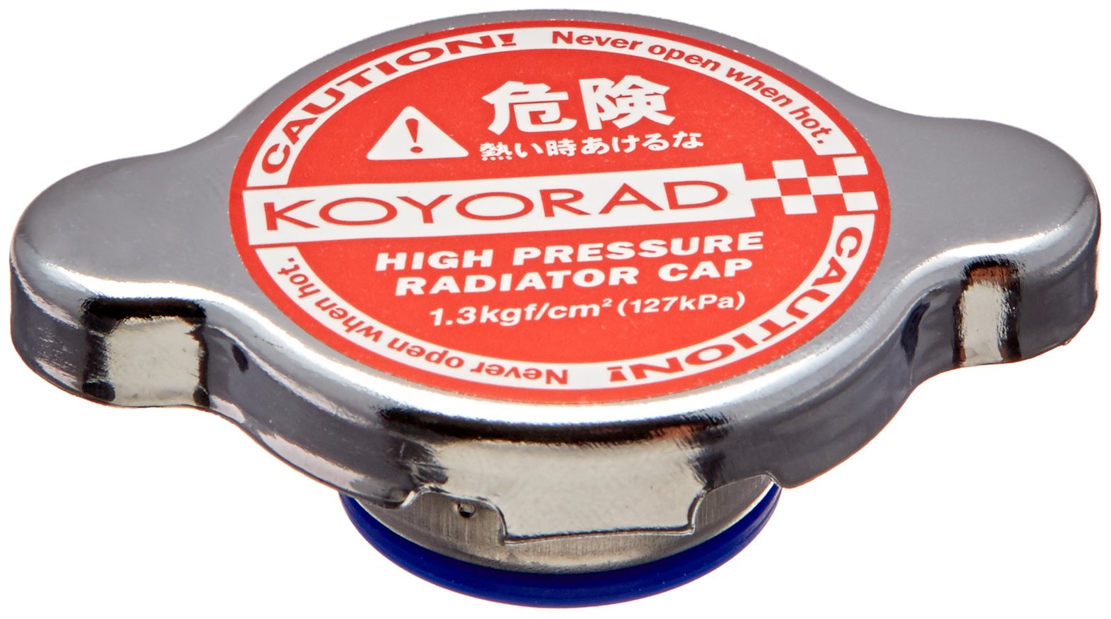 Koyorad SK-C13 radiator cap in Hyper Red for universal fit and 16 lb rating.