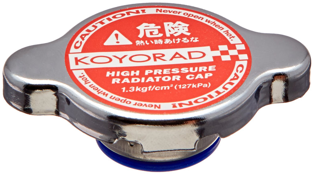 Koyorad SK-C13 radiator cap in Hyper Red for universal fit and 16 lb rating.