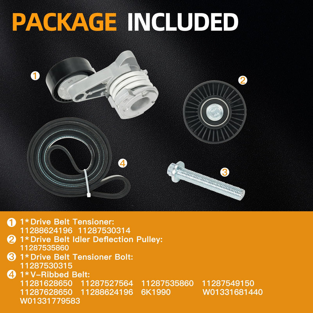 Kozlira belt 11287527564—part of the multi-belt kit for consistent tension.