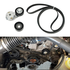 Kozlira drive belt tensioner assembly for Jeep Wrangler 3.8L provides stable belt tension.
