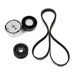 Kozlira drive belt tensioner in assembly view showing tensioning mechanism and reliability