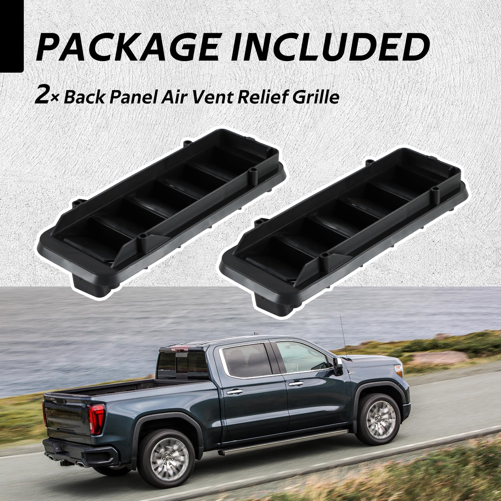 KPALAG back panel air vent relief grille durable material emphasizes corrosion resistance