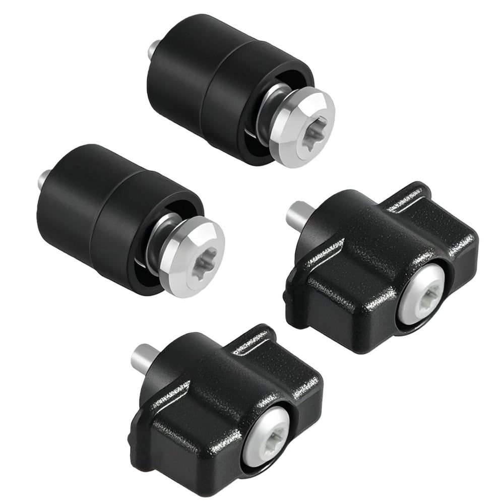KPALAG box handle and grommet kit with pivot joint grommets for durable bed extender setup
