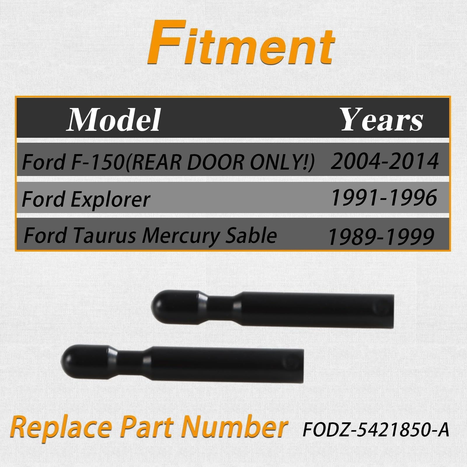 KPALAG door lock knob pull pins for Bronco, strong thread engagement.
