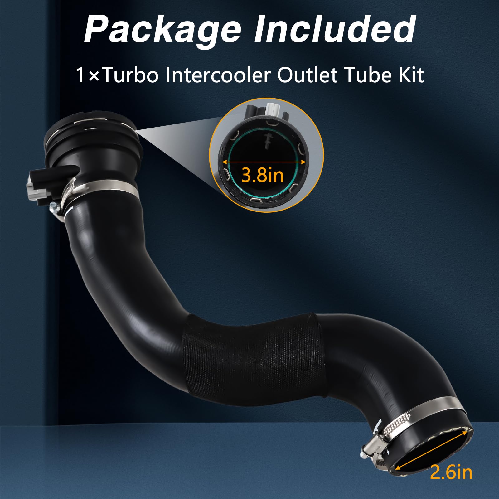 KPALAG easy-install intercooler hose illustrating tool-free upgrade