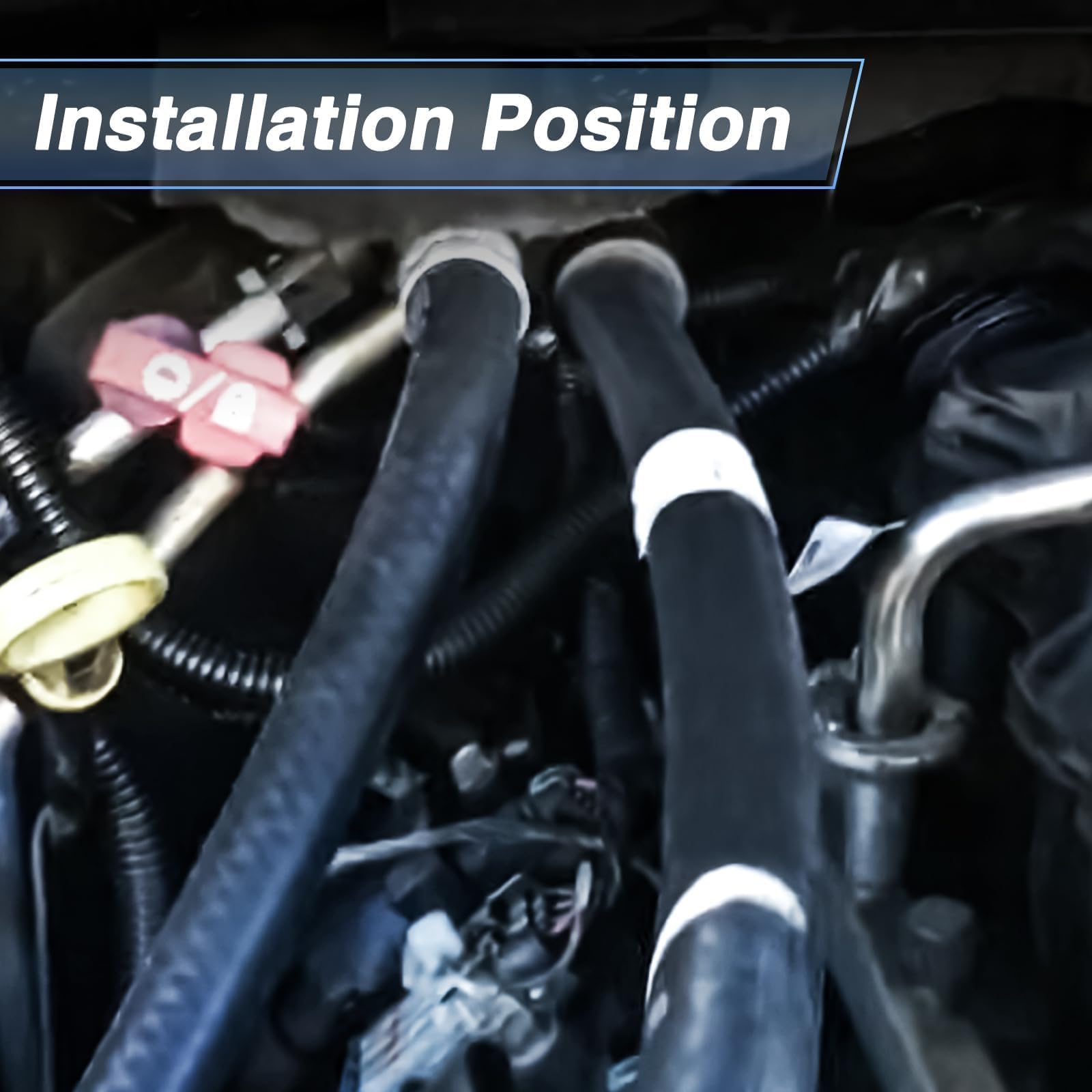 KPALAG engine bay context shows how the parts fit together.