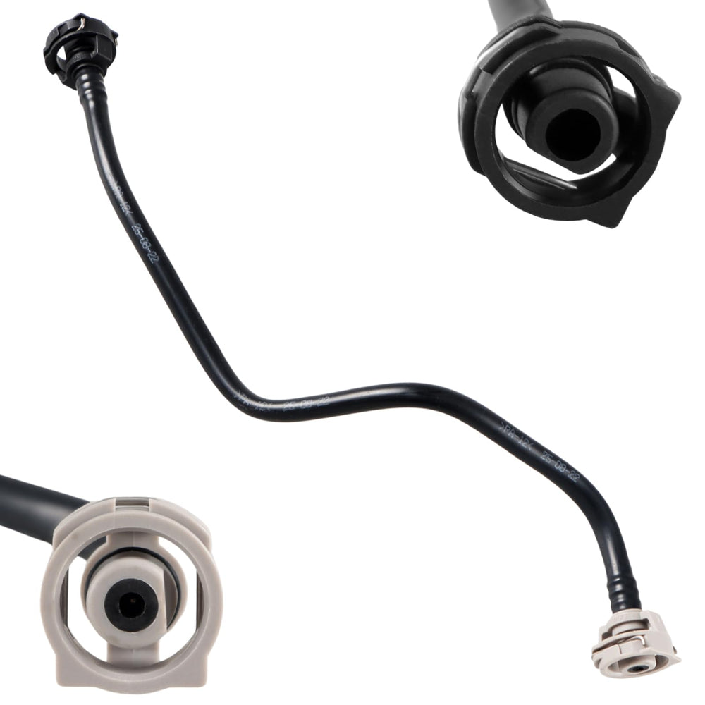 KPALAG engine coolant overflow hose installed on Audi A6 A7 assembly view, ready for installation