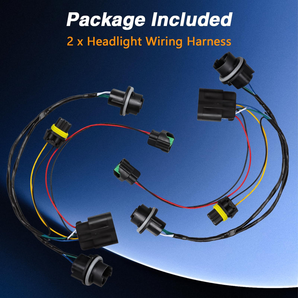 KPALAG front-headlamp wiring harness compatibility for 2008-2014 Silverado.