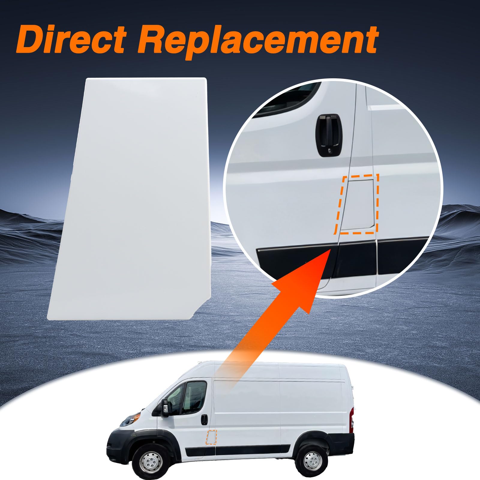 KPALAG fuel filler assembly package image highlighting included pin and housing