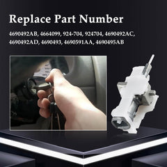 KPALAG pin installed in a Jeep Wrangler steering area for reliable starts.