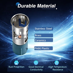 KPALAG PA66 plastic body ensures durable construction