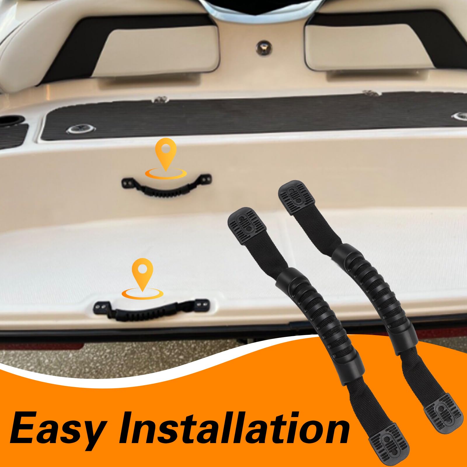 KPALAG package contents: 2 handles, 8 washers, 8 screws.