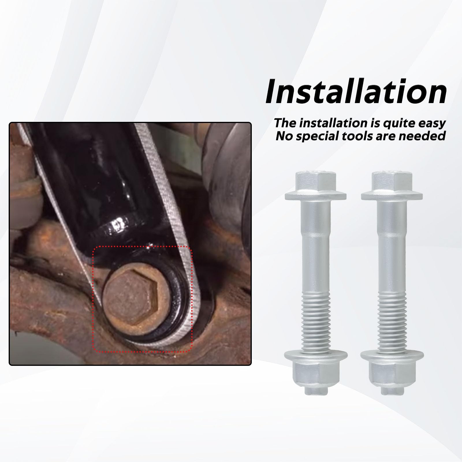 KPALAG packaged two-bolt-nut sets ready for installation